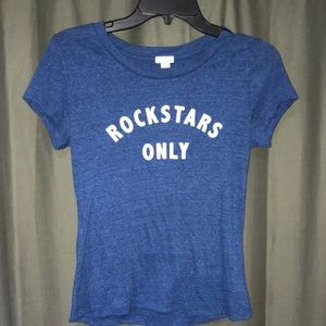 Garage Blue “Rockstars Only” T-shirt